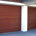 timber look garage door